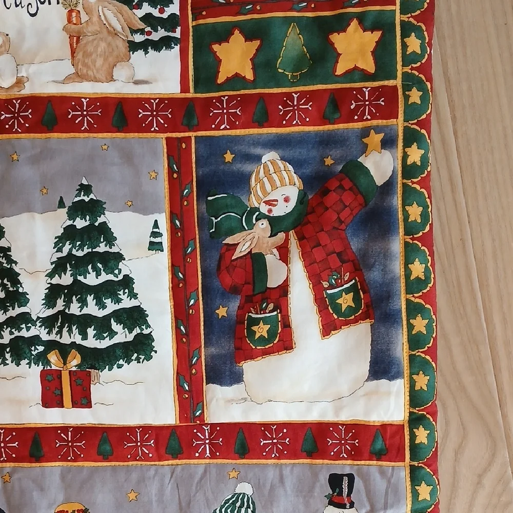 Handmade Snowman Christmas Wall Hanging 